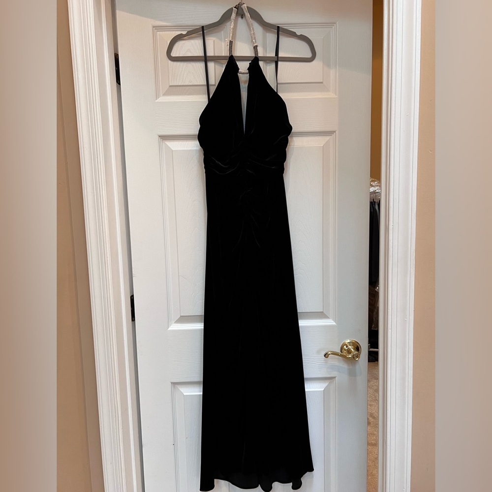 Veronica Beard Black Backless Dress